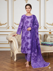 Dr Print Vol 14 By Dr Haris Unstitched 3 Piece Lawn Suit-DRP-107