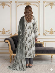 Dr Print Vol 14 By Dr Haris Unstitched 3 Piece Lawn Suit-DRP-104