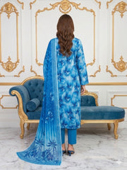Dr Print Vol 14 By Dr Haris Unstitched 3 Piece Lawn Suit-DRP-103
