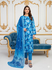 Dr Print Vol 14 By Dr Haris Unstitched 3 Piece Lawn Suit-DRP-103