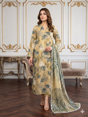 Dr Print Vol 14 By Dr Haris Unstitched 3 Piece Lawn Suit-DRP-105