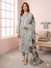 Dr Print Vol 15 By Dr Haris Unstitched 3 Piece Lawn Suit-DRP-109