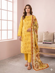 Dr Print Vol 15 By Dr Haris Unstitched 3 Piece Lawn Suit-DRP-111