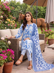 Dr Print Vol 16 By Dr Haris Unstitched 3 Piece Lawn Suit-DRP-120