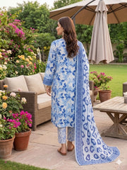 Dr Print Vol 16 By Dr Haris Unstitched 3 Piece Lawn Suit-DRP-120