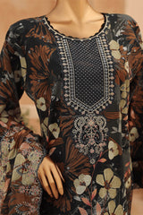 CASCA By Dr Haris Unstitched 3 Piece Lawn Suit-CAS-005