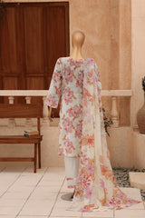 CASCA By Dr Haris Unstitched 3 Piece Lawn Suit-CAS-003