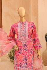 CASCA By Dr Haris Unstitched 3 Piece Lawn Suit-CAS-009