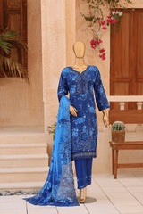 CASCA By Dr Haris Unstitched 3 Piece Lawn Suit-CAS-001