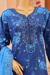 CASCA By Dr Haris Unstitched 3 Piece Lawn Suit-CAS-001