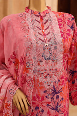 CASCA By Dr Haris Unstitched 3 Piece Lawn Suit-CAS-009