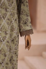 MANSHA By Dr Haris Unstitched 3 Piece Lawn Suit-MAN-005