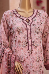 MANSHA By Dr Haris Unstitched 3 Piece Lawn Suit-MAN-004
