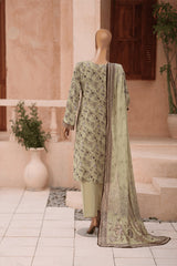 MANSHA By Dr Haris Unstitched 3 Piece Lawn Suit-MAN-001