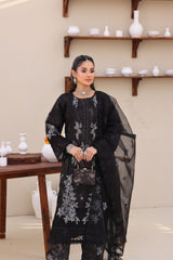 Esha Eshaal Vol 2 By Dr Haris Unstitched 3 Piece Organza Suit-ESH-010