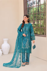 Esha Eshaal Vol 2 By Dr Haris Unstitched 3 Piece Organza Suit-ESH-009