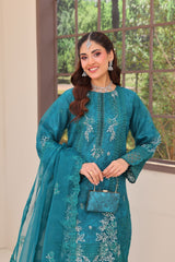 Esha Eshaal Vol 2 By Dr Haris Unstitched 3 Piece Organza Suit-ESH-009