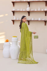Esha Eshaal Vol 2 By Dr Haris Unstitched 3 Piece Organza Suit-ESH-008