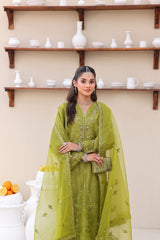 Esha Eshaal Vol 2 By Dr Haris Unstitched 3 Piece Organza Suit-ESH-008