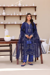 Esha Eshaal Vol 2 By Dr Haris Unstitched 3 Piece Organza Suit-ESH-012