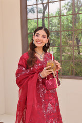 Esha Eshaal Vol 2 By Dr Haris Unstitched 3 Piece Organza Suit-ESH-011