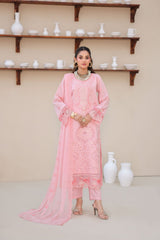QUEEN OF HEARTS By Dr Haris Unstitched 3 Piece Lawn Suit-QOH-002