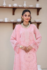QUEEN OF HEARTS By Dr Haris Unstitched 3 Piece Lawn Suit-QOH-002