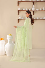QUEEN OF HEARTS By Dr Haris Unstitched 3 Piece Lawn Suit-QOH-001