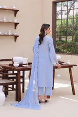 QUEEN OF HEARTS By Dr Haris Unstitched 3 Piece Lawn Suit-QOH-007