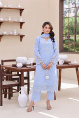 QUEEN OF HEARTS By Dr Haris Unstitched 3 Piece Lawn Suit-QOH-007