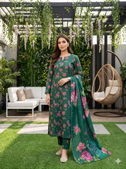 Dr Print 19 By Dr Haris Unstitched 3 Piece Lawn Suit-DRP-151