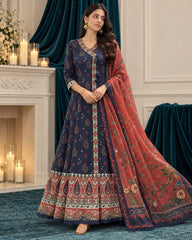 Dhaga Stitched 2 Piece Kaftan Suit-Rania