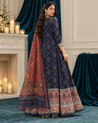 Dhaga Stitched 2 Piece Kaftan Suit-Rania