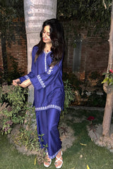 Urban Cut Stitched Co Ords Emb Suit-C0278