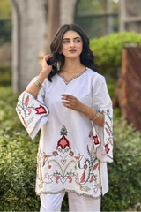 Urban Cut Stitched Co Ords Emb Suit-C0276