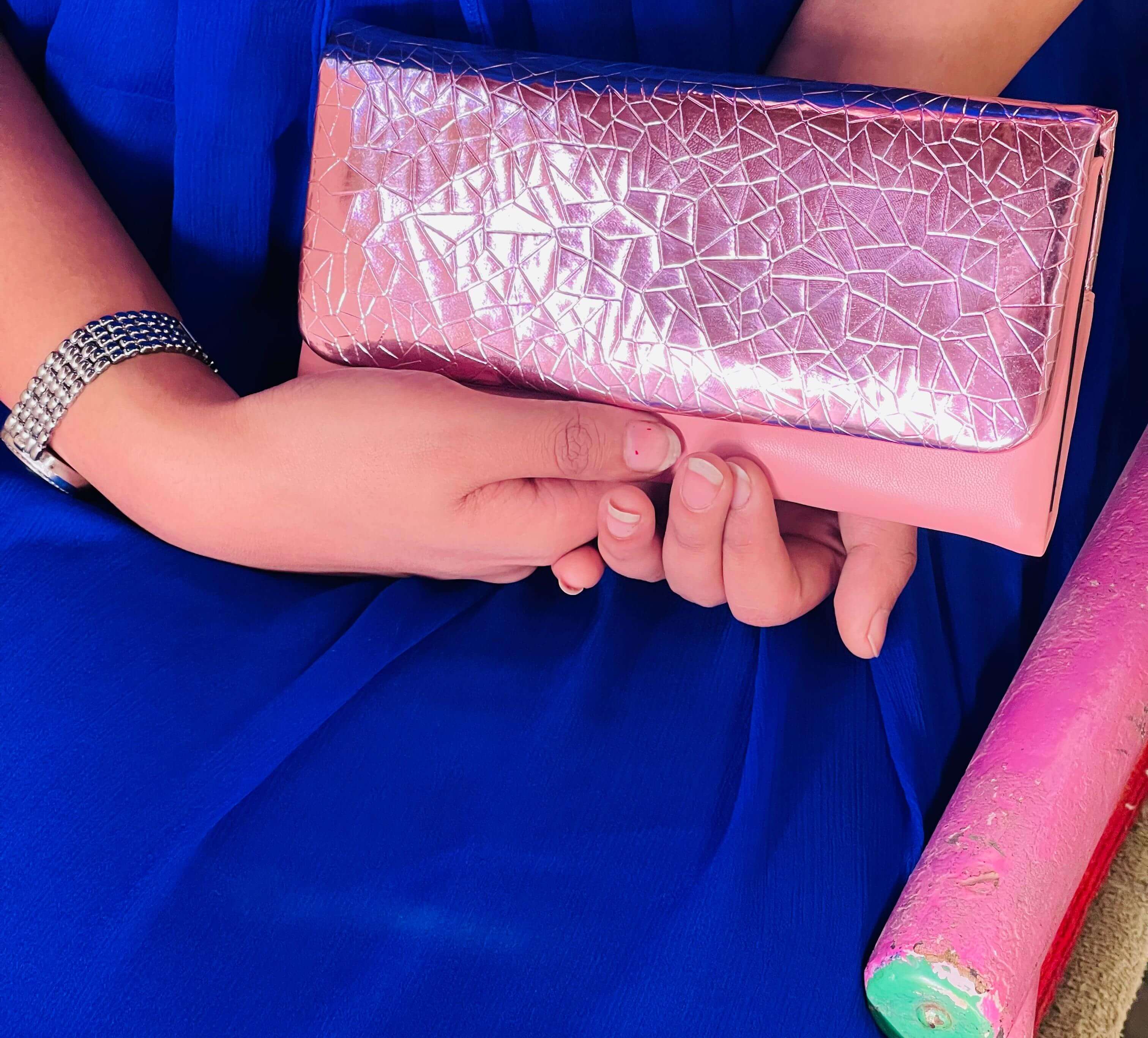Mimi Wallet Pink women's wallet & clutch in pink by Bag X