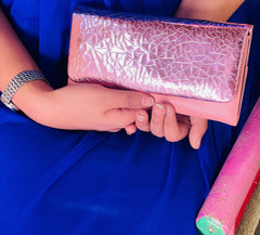 Mimi Wallet Pink women's wallet & clutch in pink by Bag X