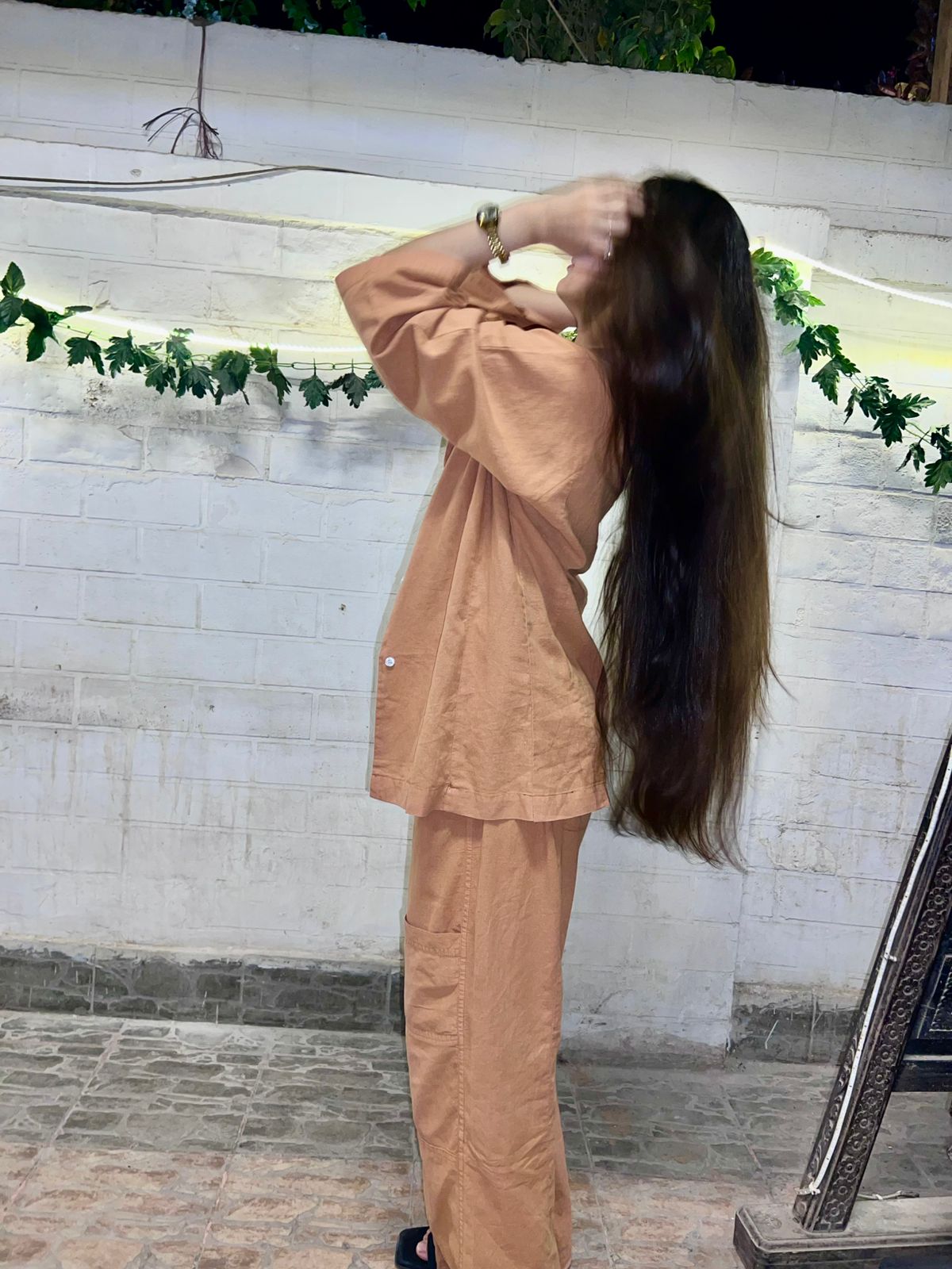 Urban Cut Solid Cotton Co-Ord Set - Garment Dyed