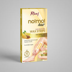 Rivaj-Lemon & Honey Hair Removing Body Wax Strips