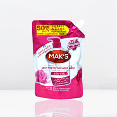 Maks Sulphate Free Anti Bacterial Handwash - Silky Soft (Pouch) 600ml
