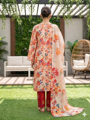 Dr Print 19 By Dr Haris Unstitched 3 Piece Lawn Suit-DRP-151