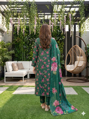 Dr Print 19 By Dr Haris Unstitched 3 Piece Lawn Suit-DRP-151