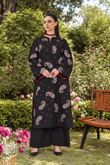 Aayra Stitched 2 Piece Emb Lawn Suit-LL0016SP1-Blk