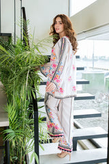 Yaaqot Stitched 2 Piece Lawn Collection-Water Floral  Dgn # 05