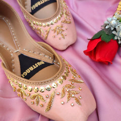 Comfy Pink Women Khussa E004 - Bustangi