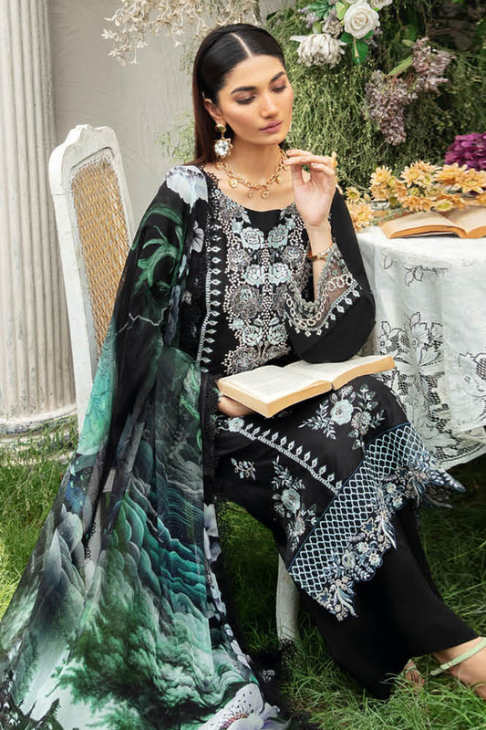 Riwayat By Ramsha Unstitched 3 Piece Luxury Lawn Vol-10 Collection-Y-1004