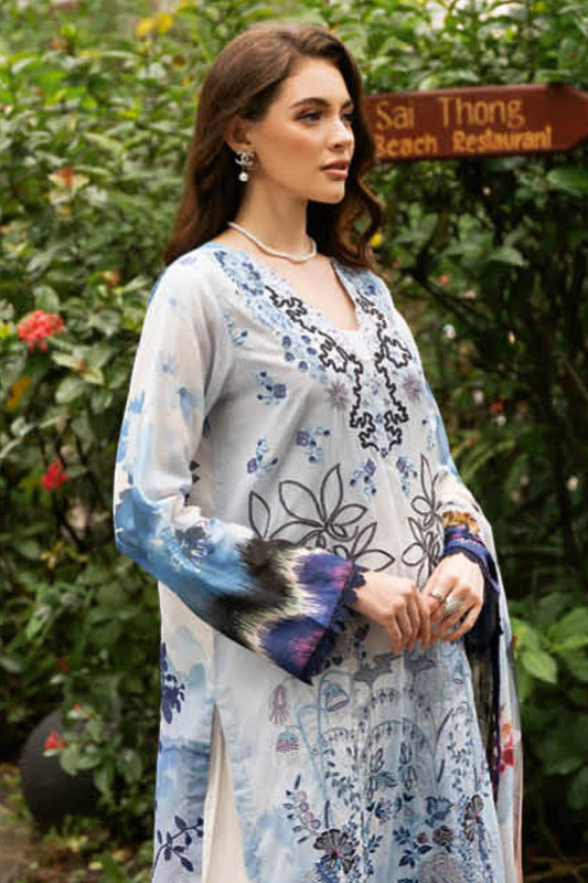 Riwayat By Ramsha Unstitched 3 Piece Luxury Lawn Vol-11 Collection-Y-1108