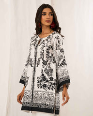 Brandlo PK Black & White Floral Printed 2-Piece Suit Y 114