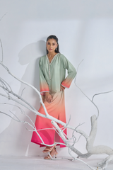 Brandlo PK Sunset Maxi Dress - Fashionable 2pcs Set for Effortless Chic