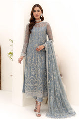 Nazneen by Zarif Unstitched 3 Piece Luxury Formal Collection'2023-Z-06-Amora